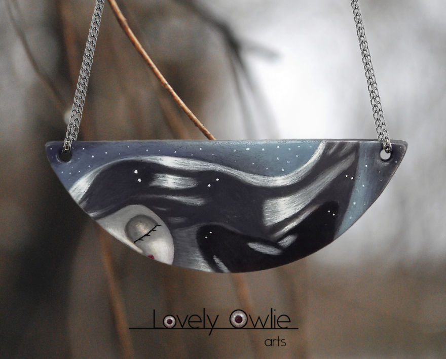 I Make Wearable Miniature Paintings