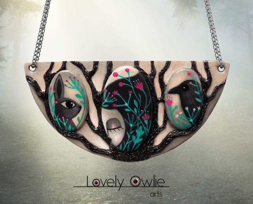 I Make Wearable Miniature Paintings