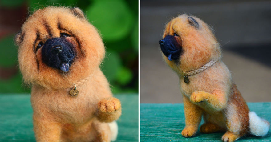 The Cutest Felted Dogs In The World
