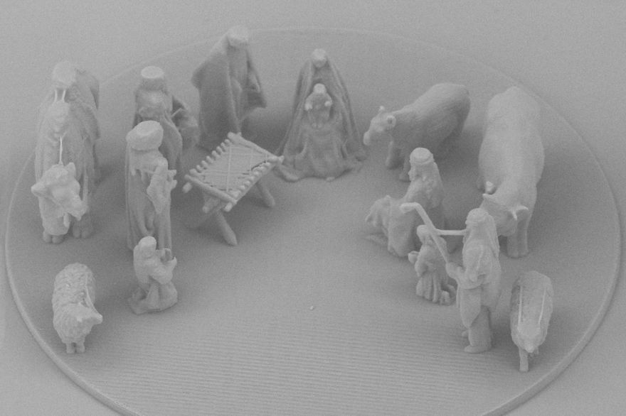 Pope Francis Receives The World's Smallest Nativity Scene For Christmas Pope Francis Receives The World's Smallest Nativity Scene For Christmas