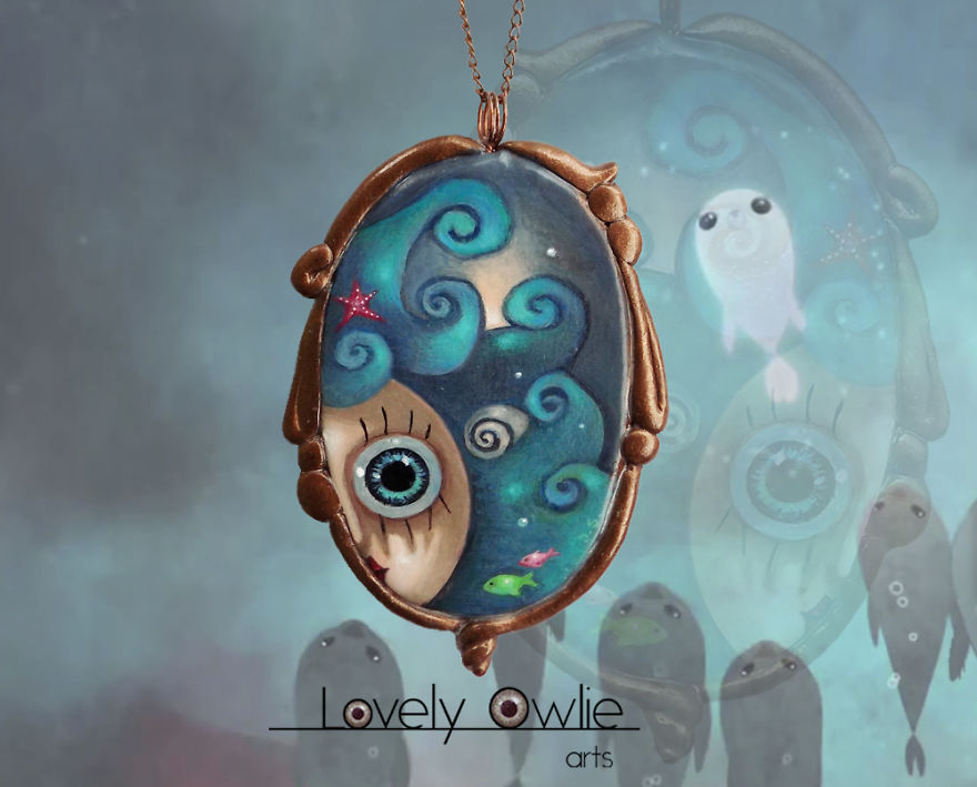 I Make Wearable Miniature Paintings I Make Wearable Miniature Paintings