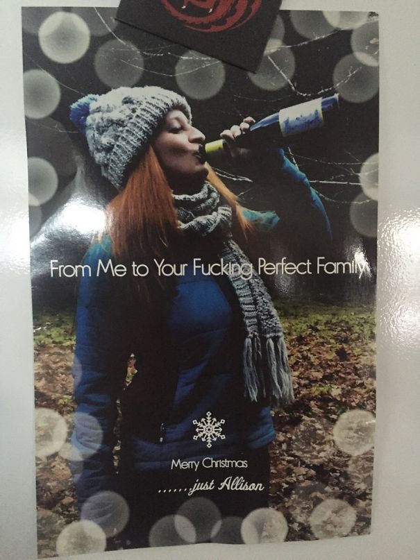 My Single Friend's Christmas Card
