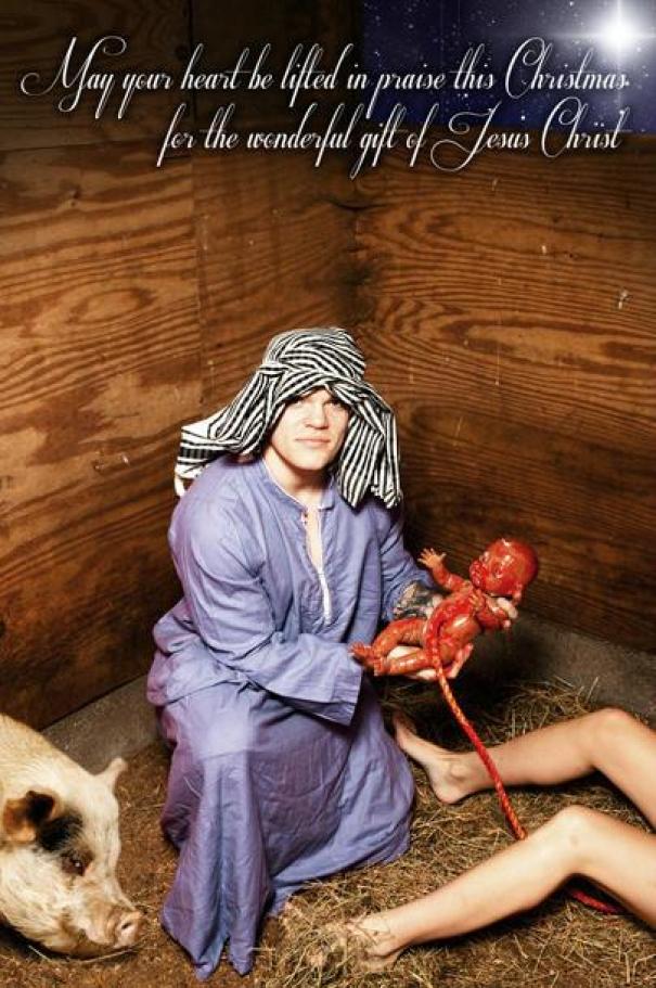 My Friend Makes His Own Christmas Cards. I Got This