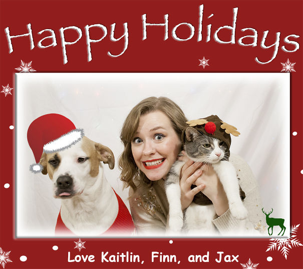 Being Single Means I Finally Have Full Creative Control Over The Christmas Card