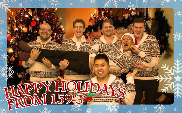 So My Roommates And I Decided To Make A Christmas Card, Pretty Pleased With The Results