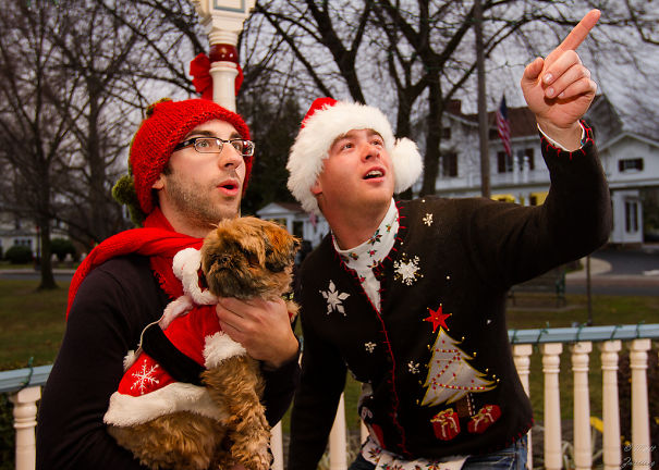 Merry Christmas From Bruce, Dan, And This Dog We Found