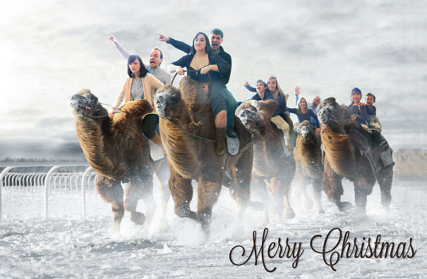 My Family's Epic Photoshopped Christmas Card
