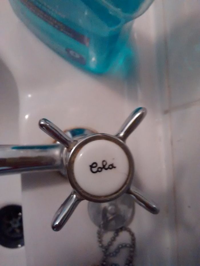 This Tap Has Worn So It Looks Like It Dispenses Cola