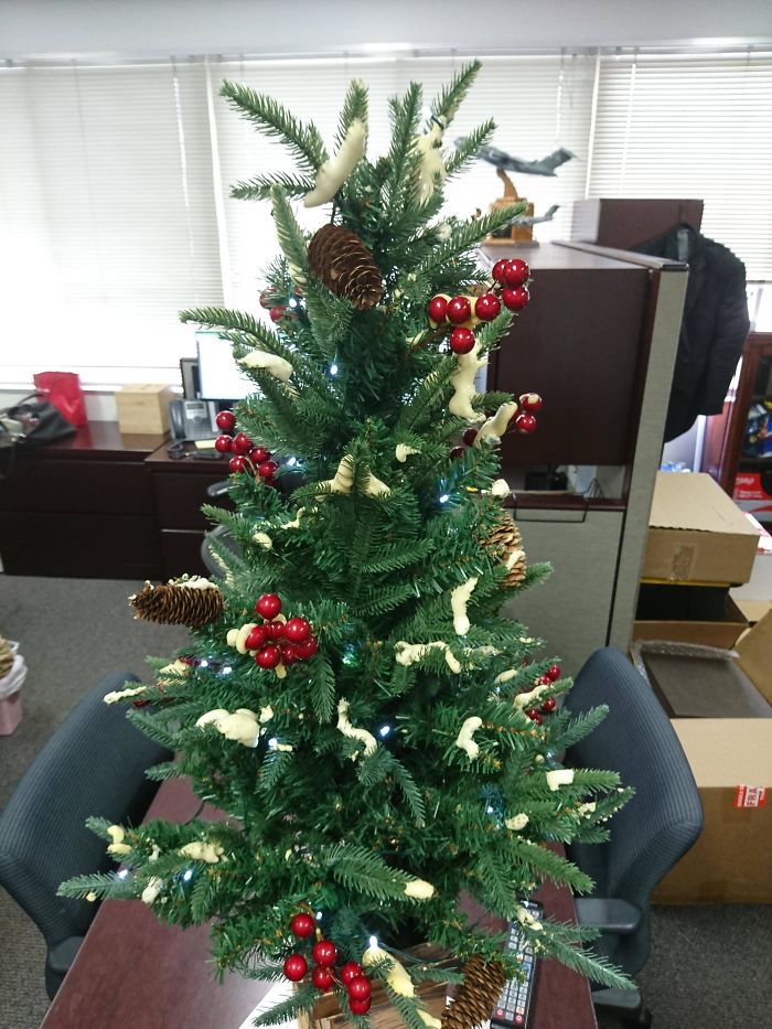 The "Snow" On This Christmas Tree