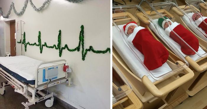 41 Hospital Christmas Decorations That Show Medical Staff Are The Most Creative People Ever