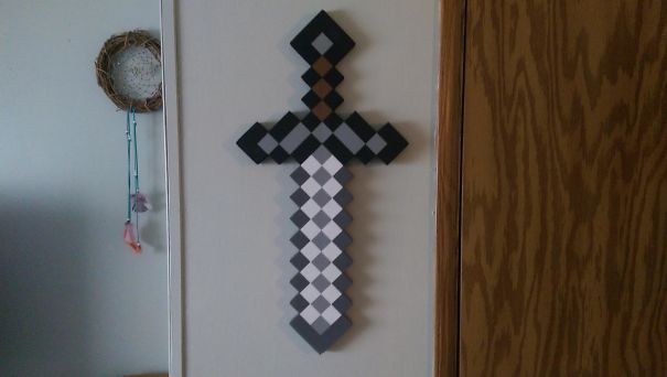 My Grandma Thought This Was A Cross So She Hung It Up. I Decided Not To Correct Her