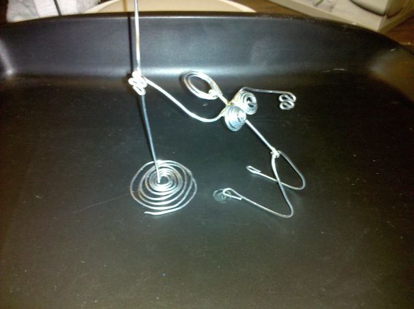 My Dad, An Electrician, Asked For A New Wire Stripper For Christmas. So I Made Him This