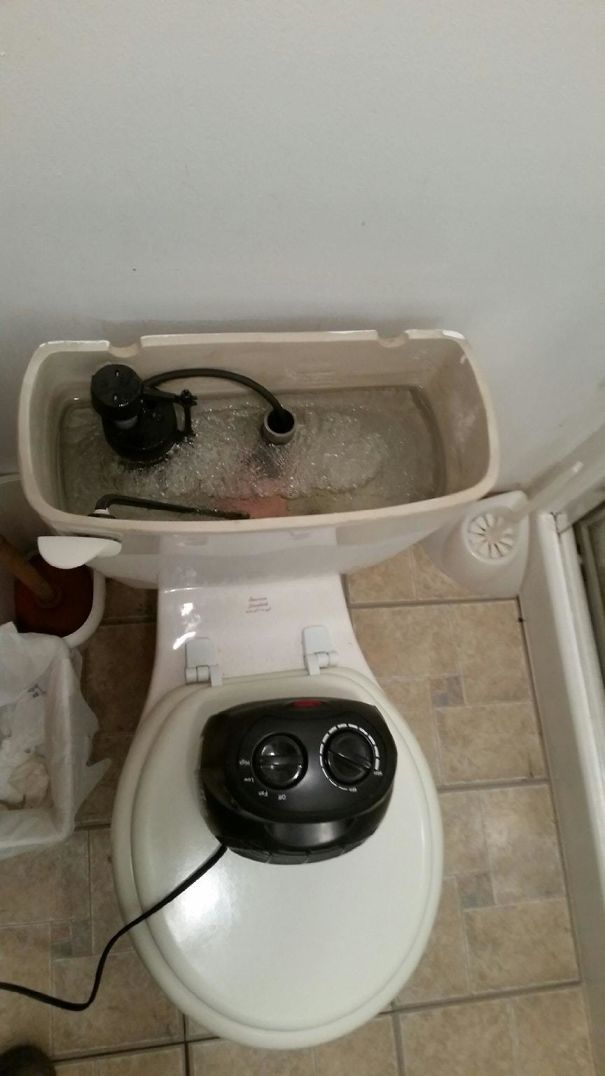 It's So Cold Right Now That I Can't Even Flush The Toilet