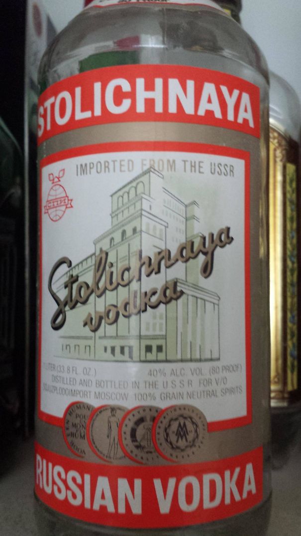 Looks Like The Vodka Has Been Sitting In My Grandma's Cabinet For A While