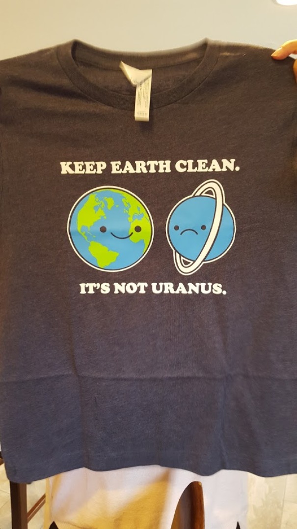 "I Thought It Was An Earth Science Shirt" - Grandma