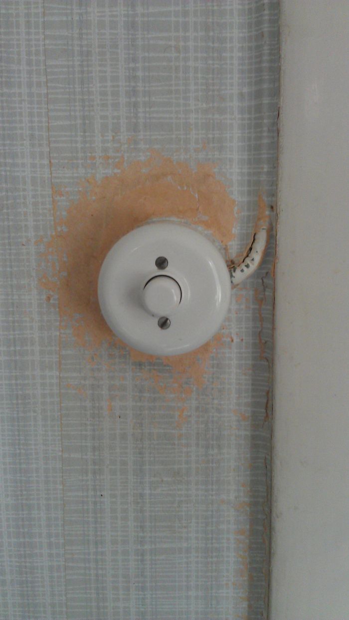 What 60 Years Of Light Switch Usage Does To The Wallpaper