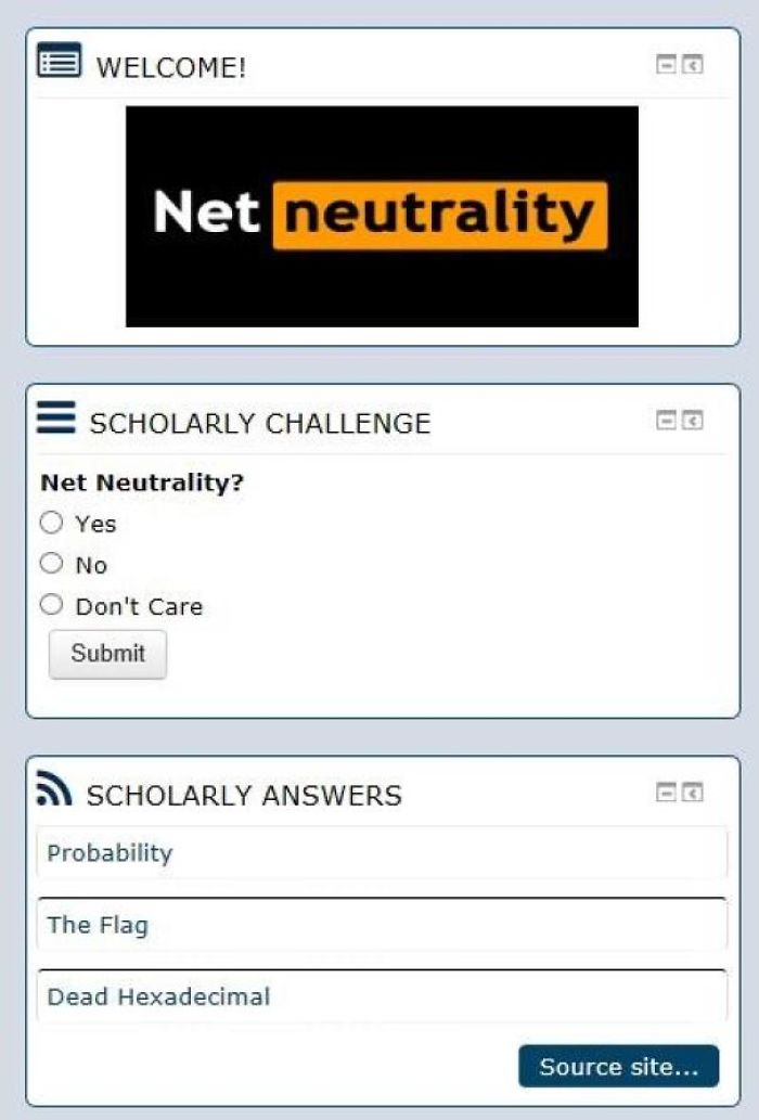 My School Decided To Use An Interesting Picture For Net Neutrality...