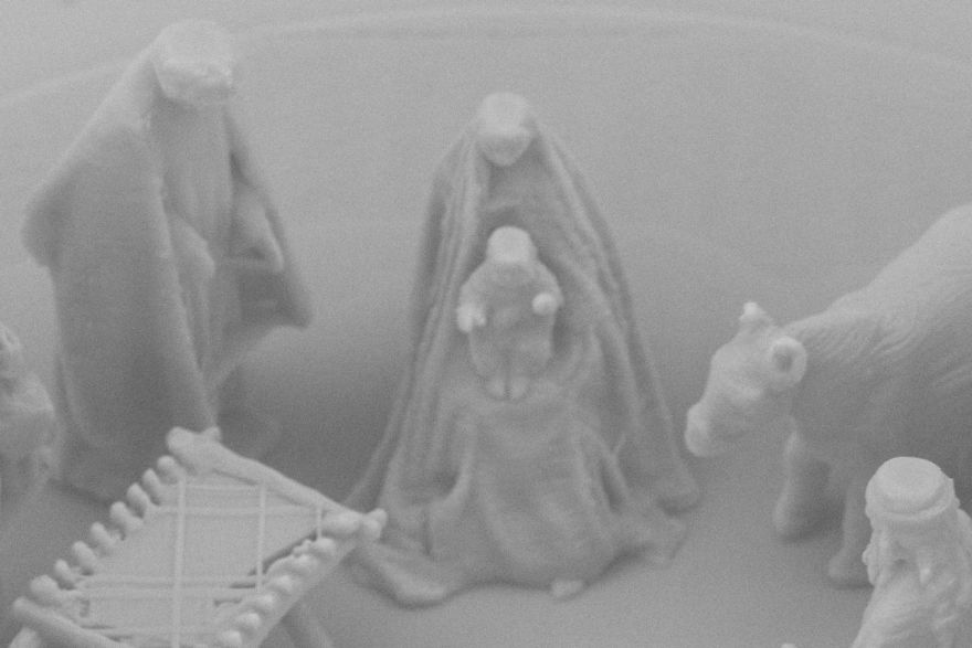 Pope Francis Receives The World's Smallest Nativity Scene For Christmas