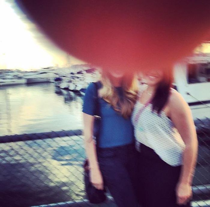 We Asked A Stranger To Take Out Picture. I Ain't Even Mad