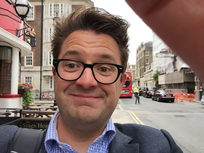 Asked A Stranger On The Street To Take A Pic Of Me With My Family And This Is What I Got