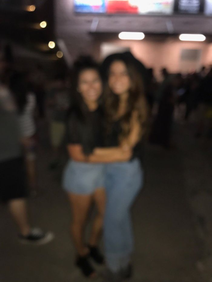 More Just Asked A Stranger To Take A Pic Of My Sister And I. She Said "Oh Ya It's So Cute!" Where?