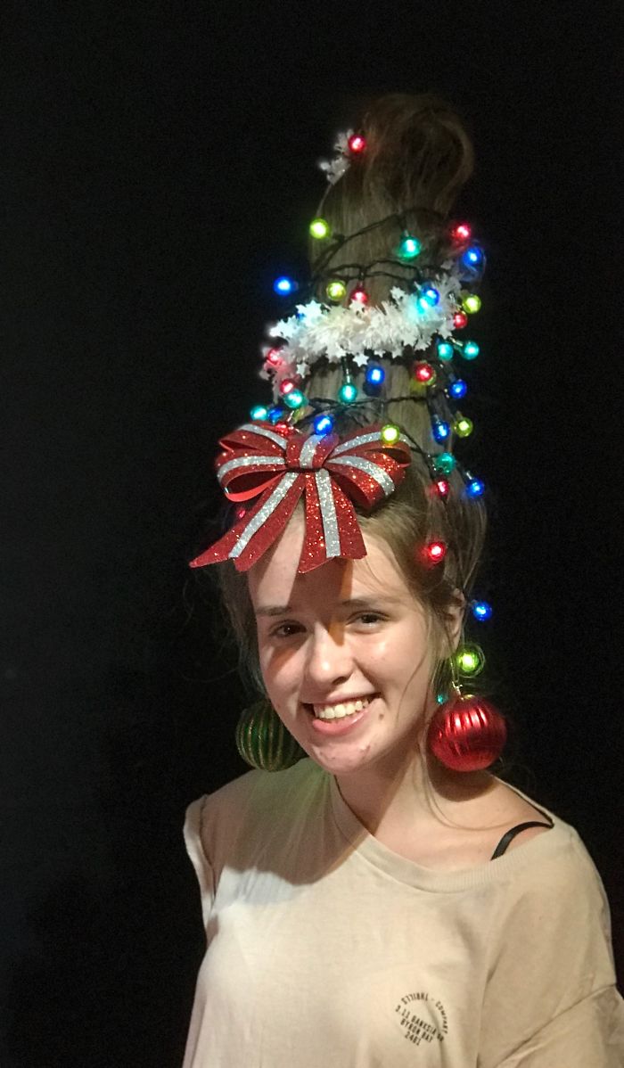 Creative Daughter ... What To Do With Big Hair