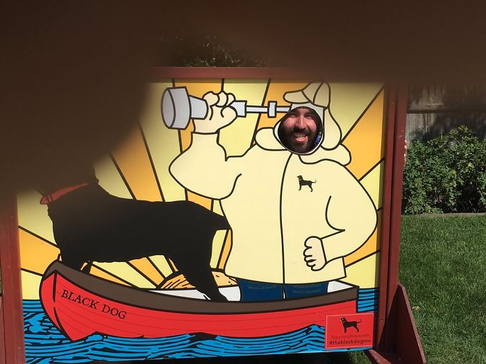 A Stranger Offered To Take A Picture Of Andrea And I. Good Effort