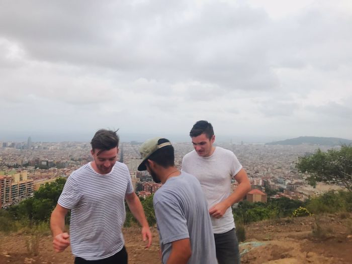 Asked A Stranger To Take A Pic Of Me And The Aussies At This Cool Spot And This Is What He Took. Thanks Stranger