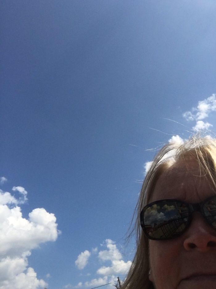 A Lady Offered To Take A Picture Of Me In Front Of A Statue And I Got This