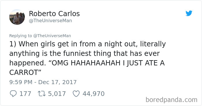 Guy Goes On Trip With All Girls Hoping To Have A Time Of His Life, Regrets It Immediately Guy Goes On Trip With All Girls Hoping To Have A Time Of His Life, Regrets It Immediately