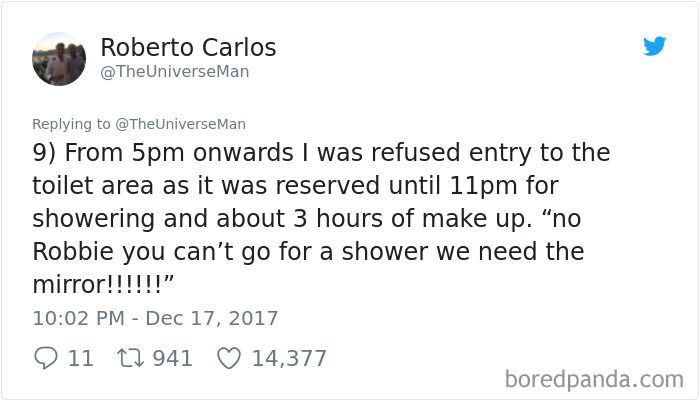 Guy Goes On Trip With All Girls Hoping To Have A Time Of His Life, Regrets It Immediately