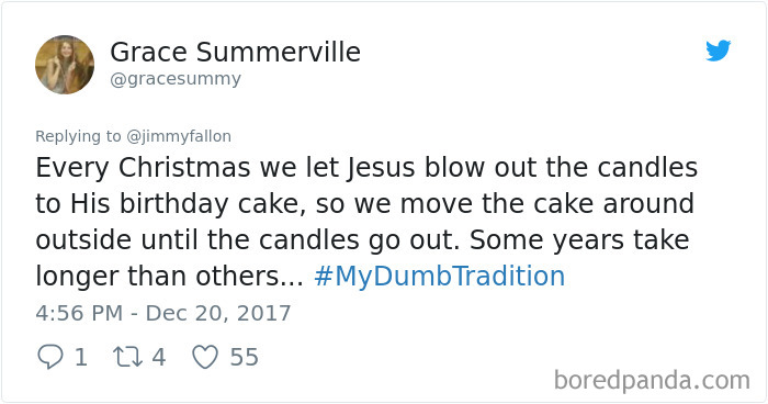 Funny-Dumb-Family-Tradition-Tweets-Jimmy-Fallon
