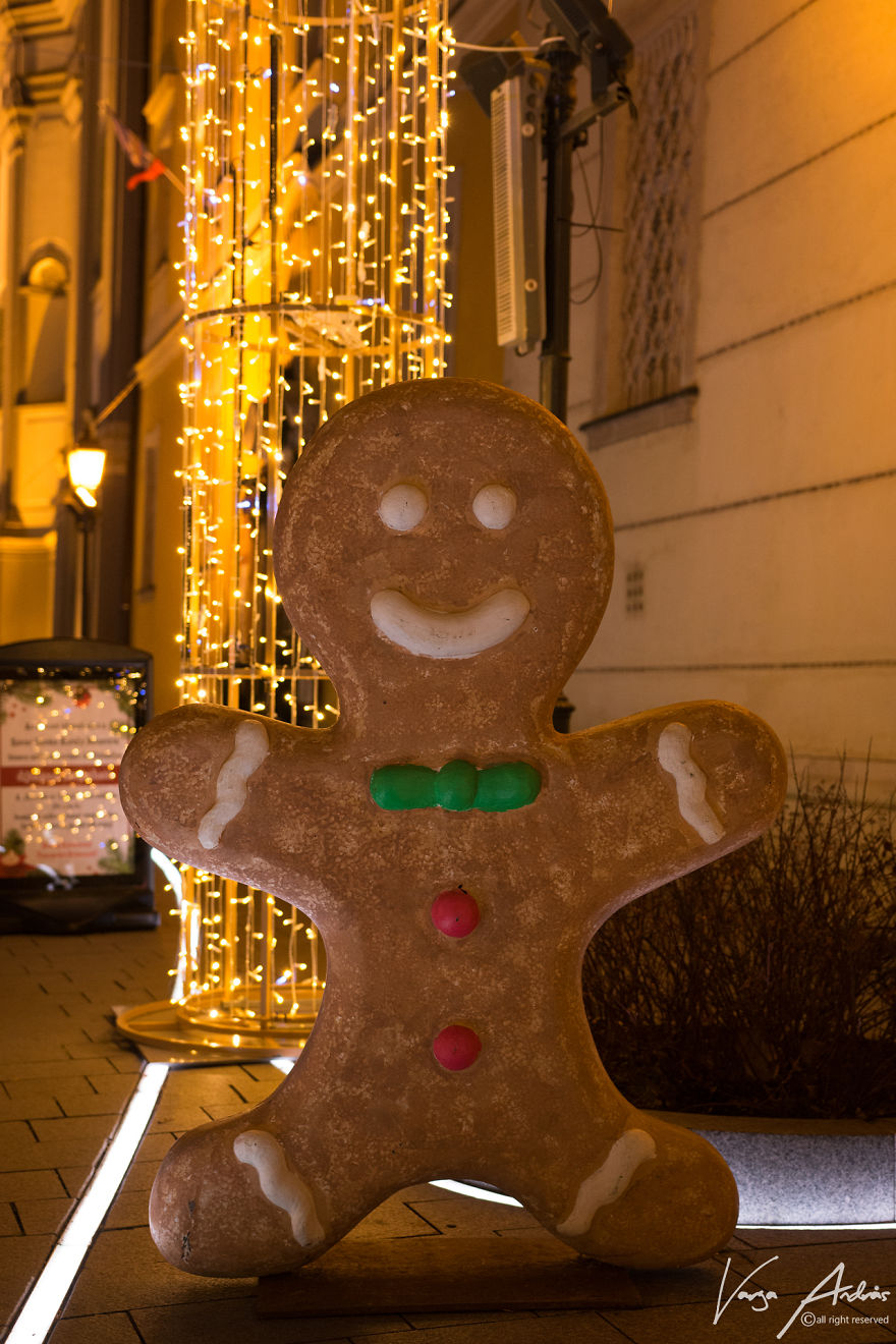 Christmas Lights In Székesfehérvár, Hungary