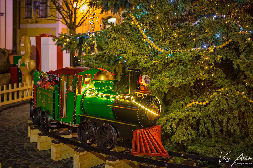 Christmas Lights In Székesfehérvár, Hungary