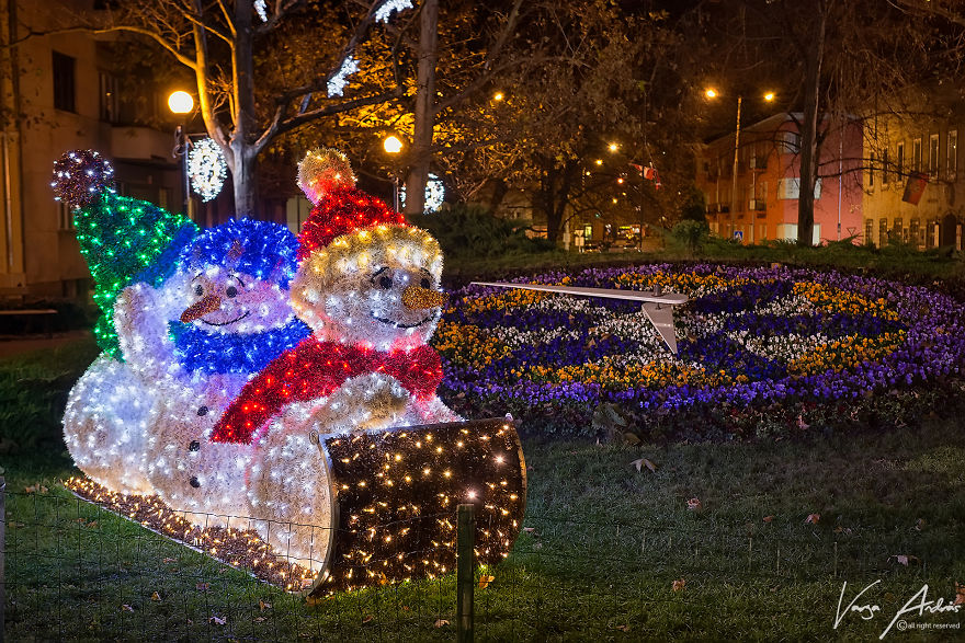 Christmas Lights In Székesfehérvár, Hungary