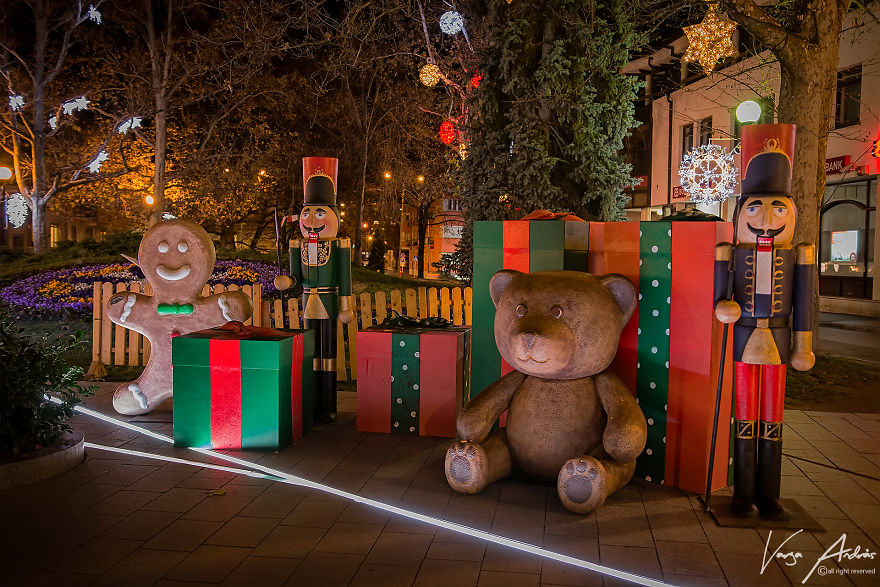 Christmas Lights In Székesfehérvár, Hungary
