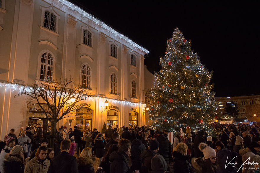 Christmas Lights In Székesfehérvár, Hungary