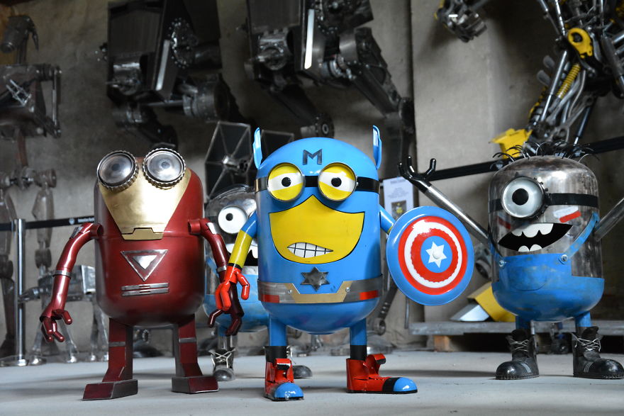 Polish Artist Turns Scrap Metal Into Incredible Sculptures Polish Artist Turns Scrap Metal Into Incredible Sculptures