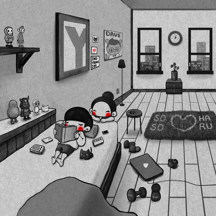 Couple-Illustrations-Soso-Haru-Yungjuju