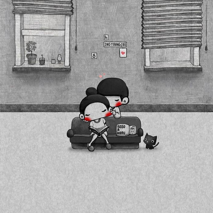 Couple-Illustrations-Soso-Haru-Yungjuju