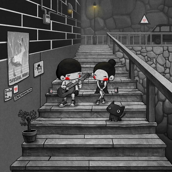 Couple-Illustrations-Soso-Haru-Yungjuju