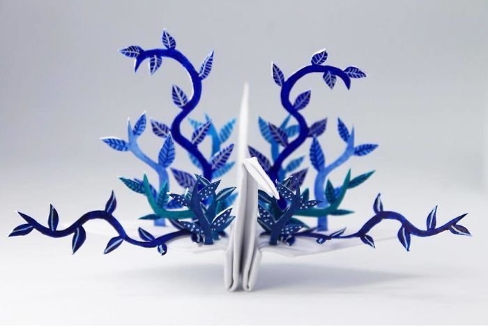 I Folded And Decorated An Origami Crane Every Day, For 1000 Days