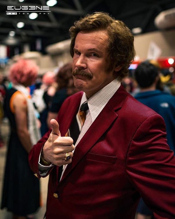 Ron Burgundy Cosplay 