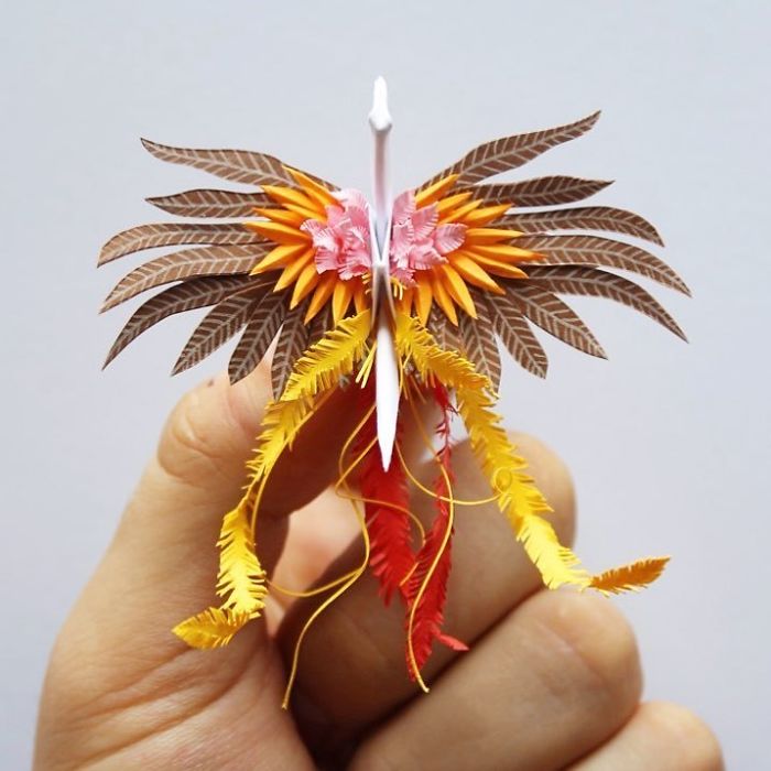 I Folded And Decorated An Origami Crane Every Day, For 1000 Days