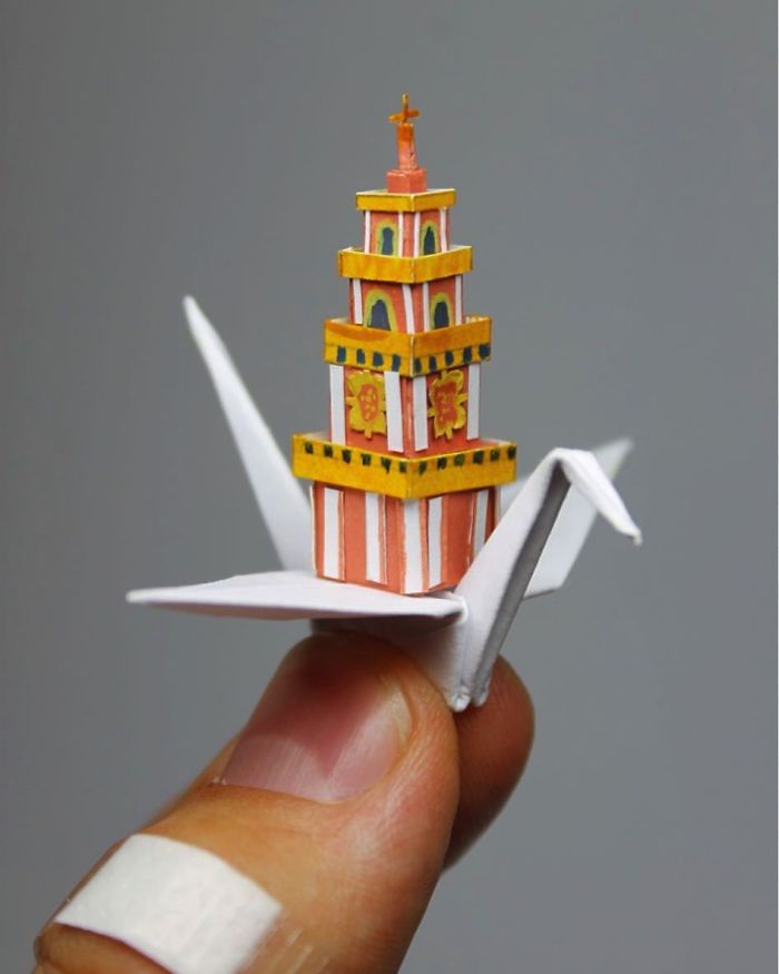 I Folded And Decorated An Origami Crane Every Day, For 1000 Days