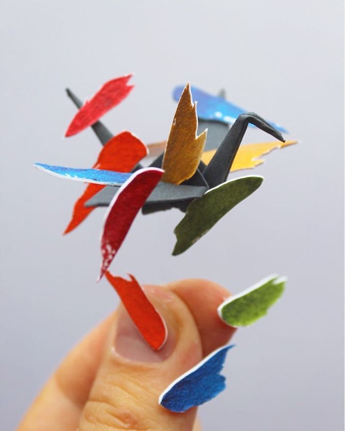 I Folded And Decorated An Origami Crane Every Day, For 1000 Days