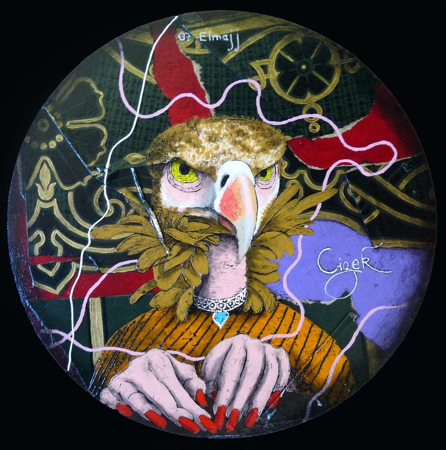 French Artist Creates Story Telling Collages