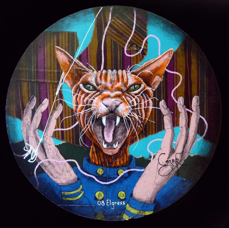 French Artist Creates Story Telling Collages