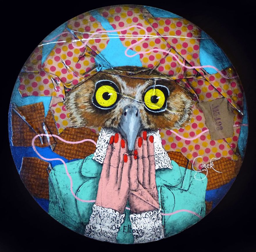 French Artist Creates Story Telling Collages