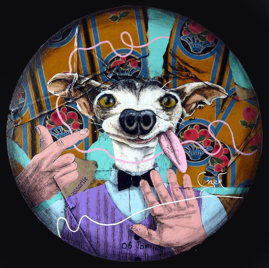 French Artist Creates Story Telling Collages